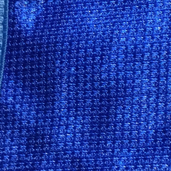 STARTER BLUE SILKY SHORTS - Small 6/7 - Picture 5 of 5